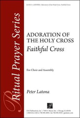 Faithful Cross SATB choral sheet music cover